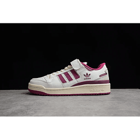 Adidas Forum white & wine