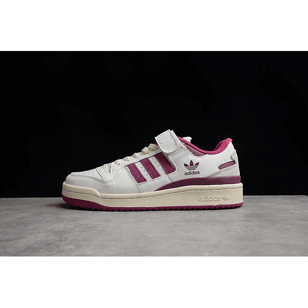 Adidas Forum white & wine 1