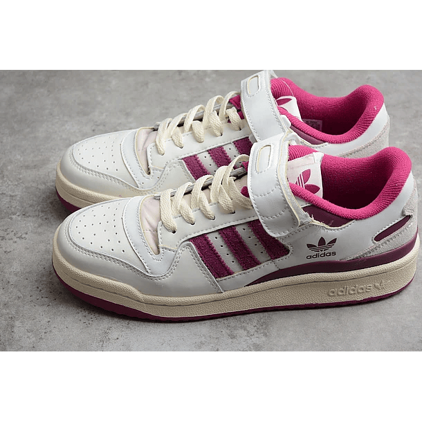 Adidas Forum white & wine 5