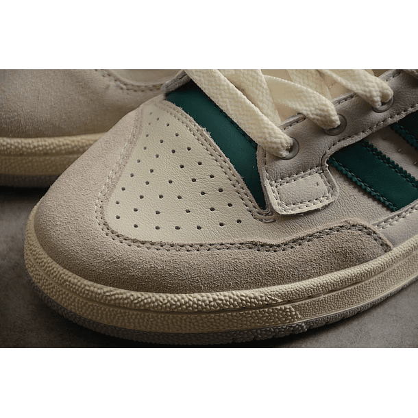 Adidas Forum cloud white green 5