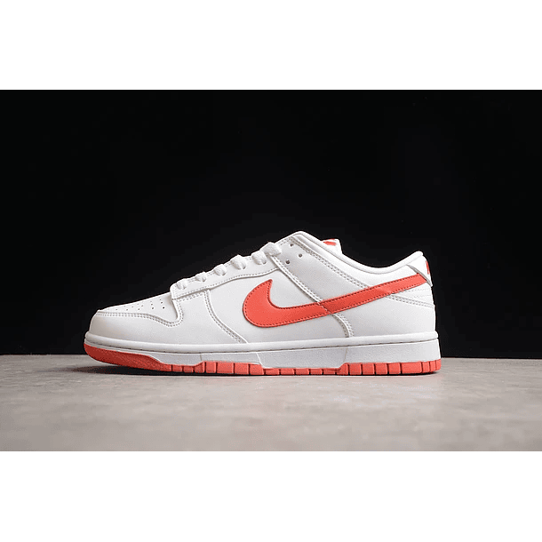 Dunk low white picante red 1