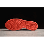 Dunk low white picante red 3