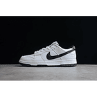 Dunk low white & black 1