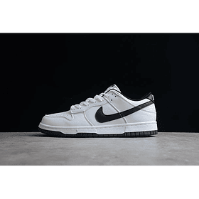 Dunk low white & black