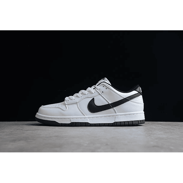 Dunk low white & black 1