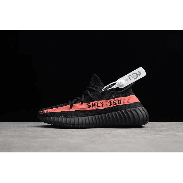 Yeezy boost 350 v2 red stripe 1