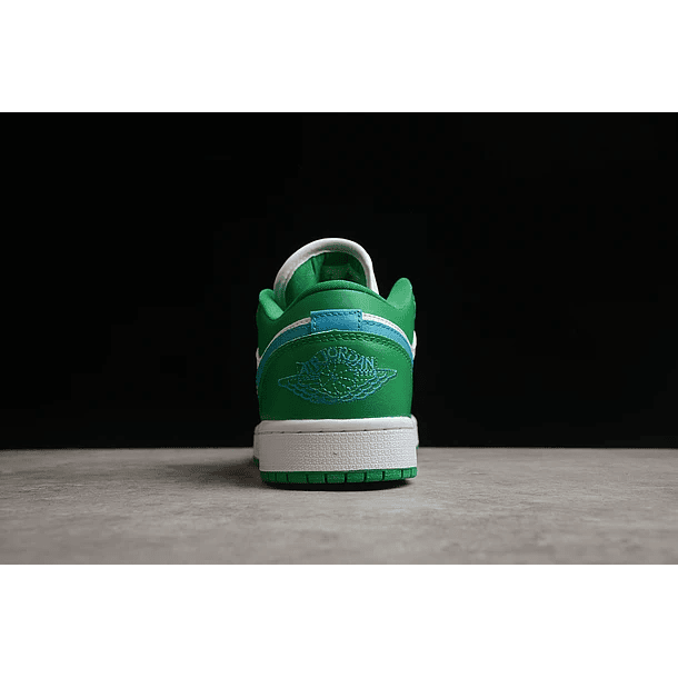 Jordan 1 low lucky green aquatone 3