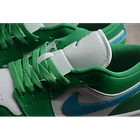 Jordan 1 low lucky green aquatone 5