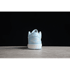 Jordan 1 low white ice blue 3