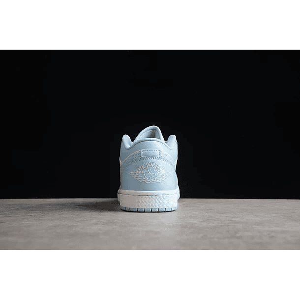Jordan 1 low white ice blue 3