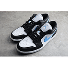 Jordan 1 low university blue white 4
