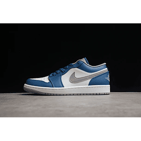 Jordan 1 low true blue cement