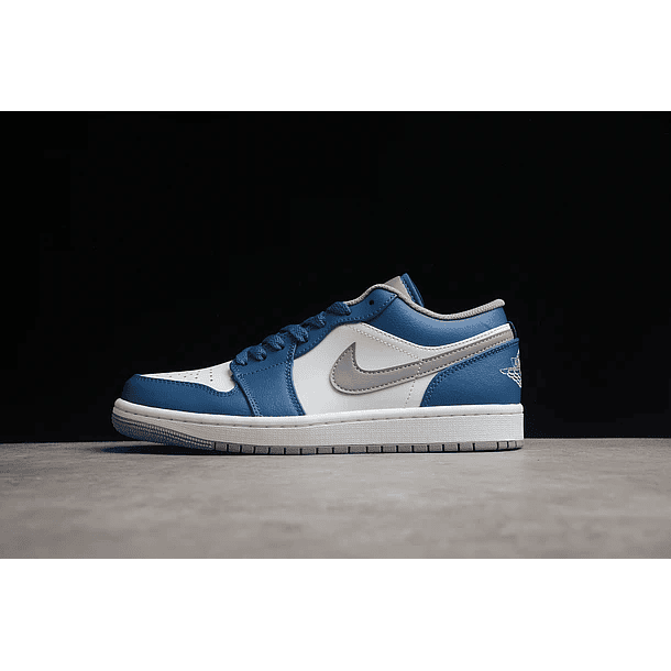 Jordan 1 low true blue cement 1