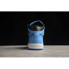 Jordan 1 mid university blue black 2