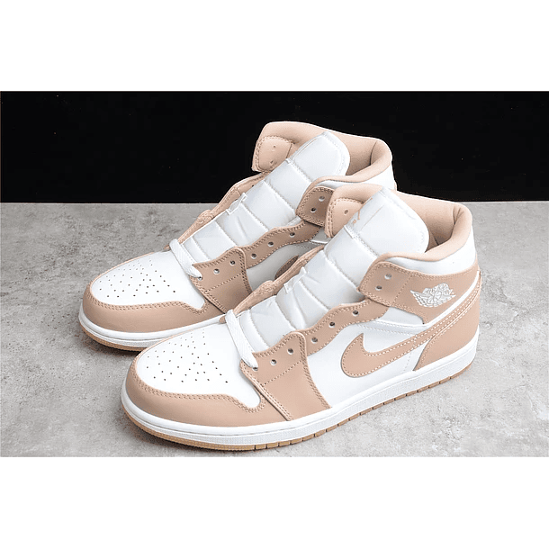 Jordan 1 mid tan gum 4