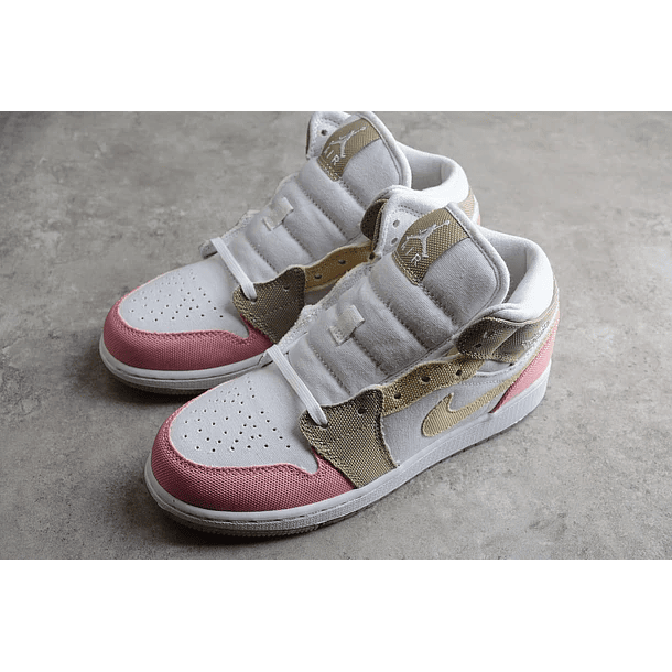 Jordan 1 mid pastel vivid grind 4