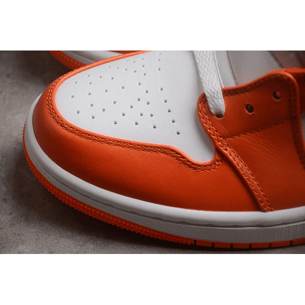 Jordan 1 mid metallic orange 6