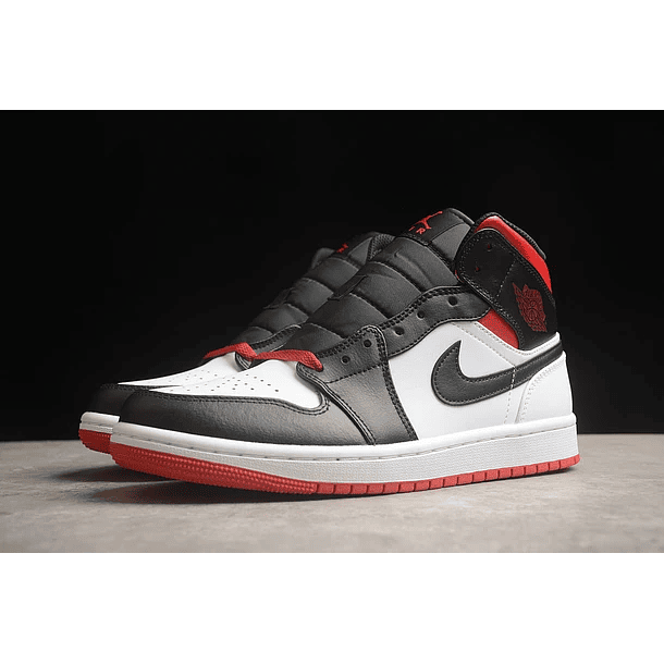 Jordan 1 Mid Gym Red/Black Toe 2