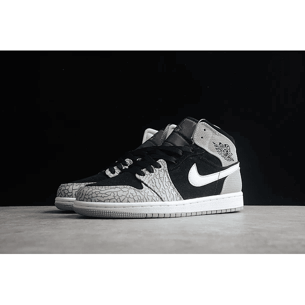 Jordan 1 mid elephant print 2