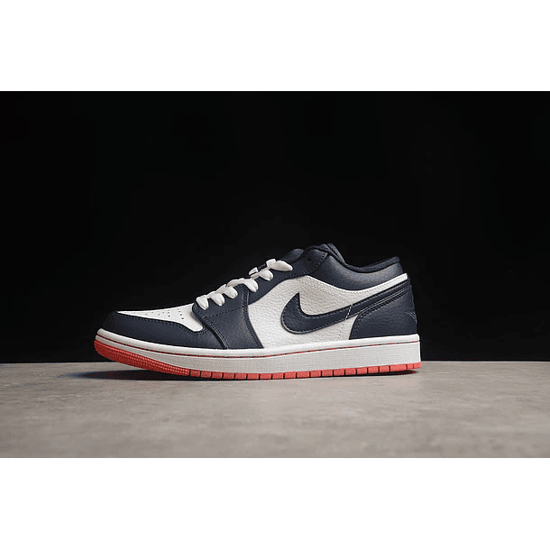Jordan 1 low obsidian ember glow 1