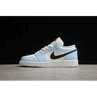 Jordan 1 low ice blue black 1