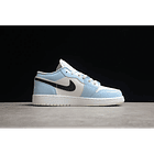 Jordan 1 low ice blue black 2