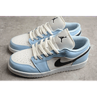 Jordan 1 low ice blue black 4
