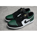Jordan 1 low green toe 4