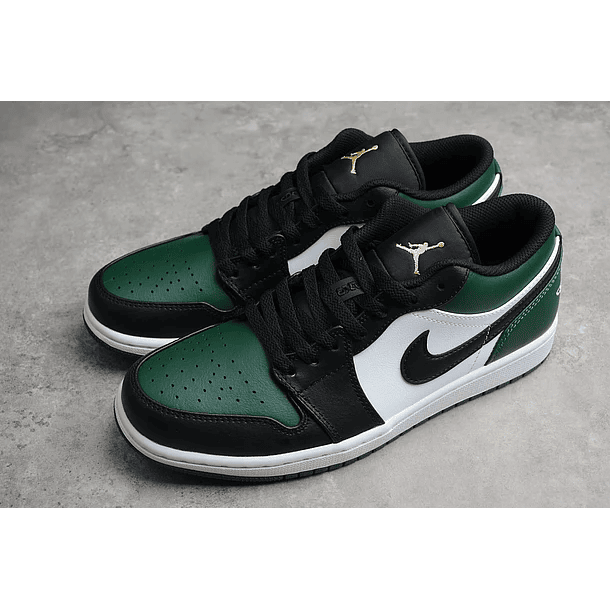 Jordan 1 low green toe 4