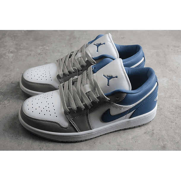 jordan 1 low french blue white 4