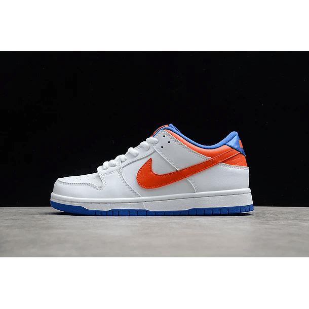 Dunk low SB pro white royal blue orange 1