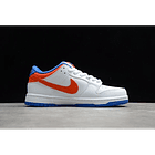 Dunk low SB pro white royal blue orange 2