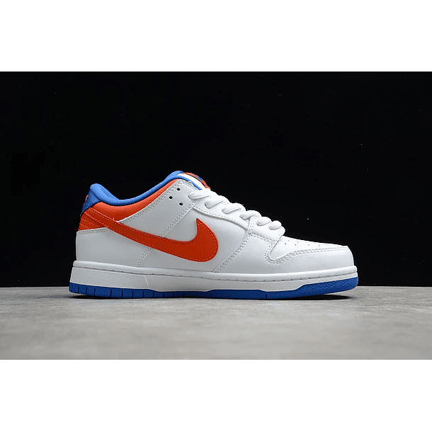 Dunk low SB pro white royal blue orange 2