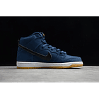 Dunk high orange label midnight navy 2