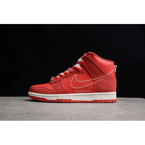 Dunk high first use red 1