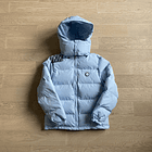 TRAPSTAR PUFFER HOODED JACKET LIGHT BLUE 1