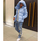 TRAPSTAR PUFFER HOODED JACKET LIGHT BLUE 8