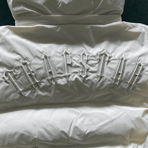 TRAPSTAR PUFFER HOODED JACKET SNOW WHIITE 5