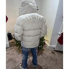 TRAPSTAR PUFFER HOODED JACKET SNOW WHIITE 8