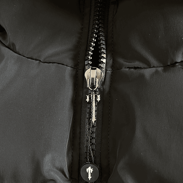 TRAPSTAR PUFFER HOODED JACKET BLACK 5