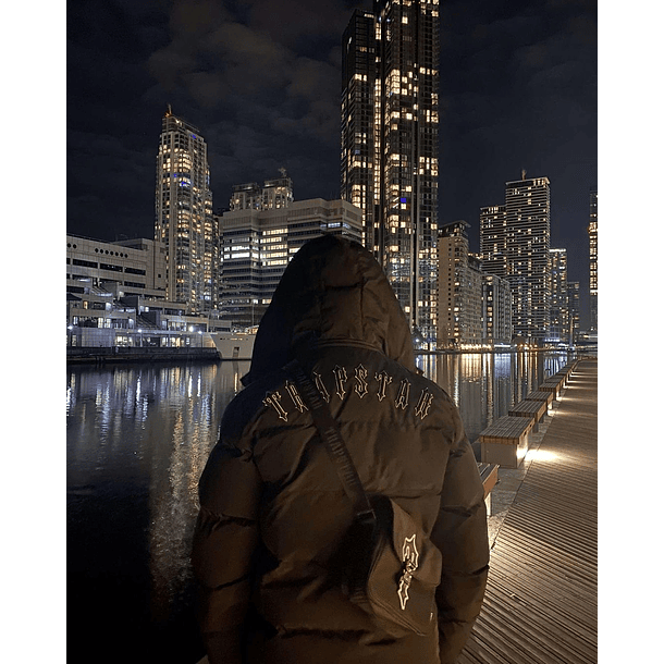 TRAPSTAR PUFFER HOODED JACKET BLACK 11