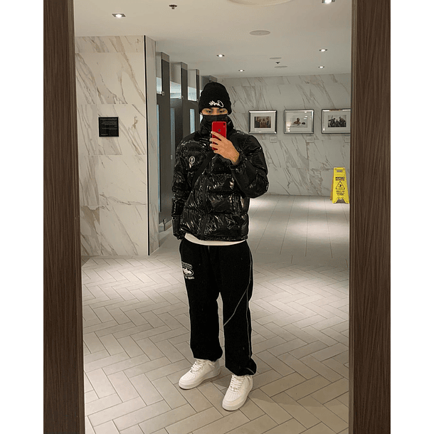 TRAPSTAR PUFFER HOODED JACKET BRILLIANT BLACK 11