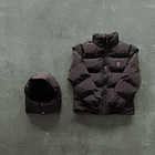 TRAPSTAR PUFFER HOODED JACKET WINE 3