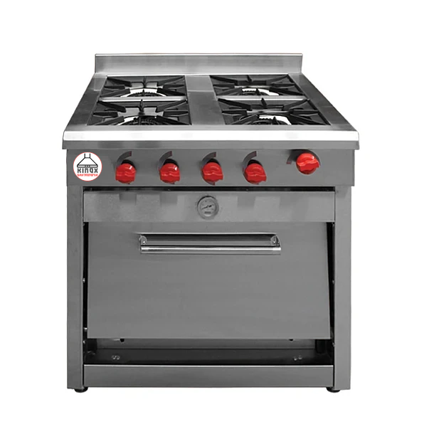 Cocina Industrial 4 Platos 1 Horno - Maigas