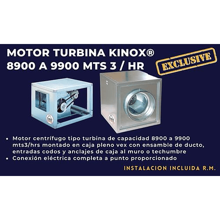 Turbina de 8900 hasta 9900 