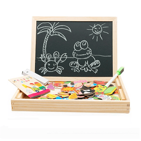 Pizarra Magnética Juguete de Madera Didáctica