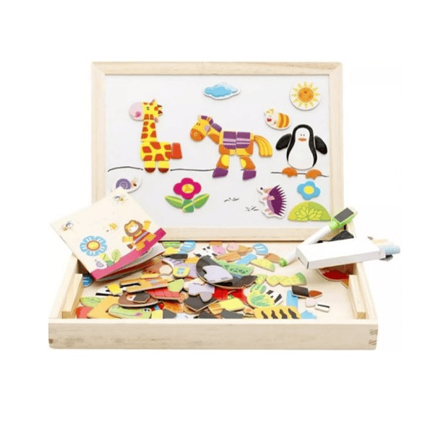 Pizarra Magnética Juguete de Madera Didáctica 3