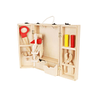 Set Caja Herramientas Juguete Madera Didáctico 2