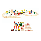 Pista estación de trenes madera 2