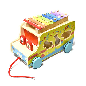 Camión Multifuncional Juguete Madera